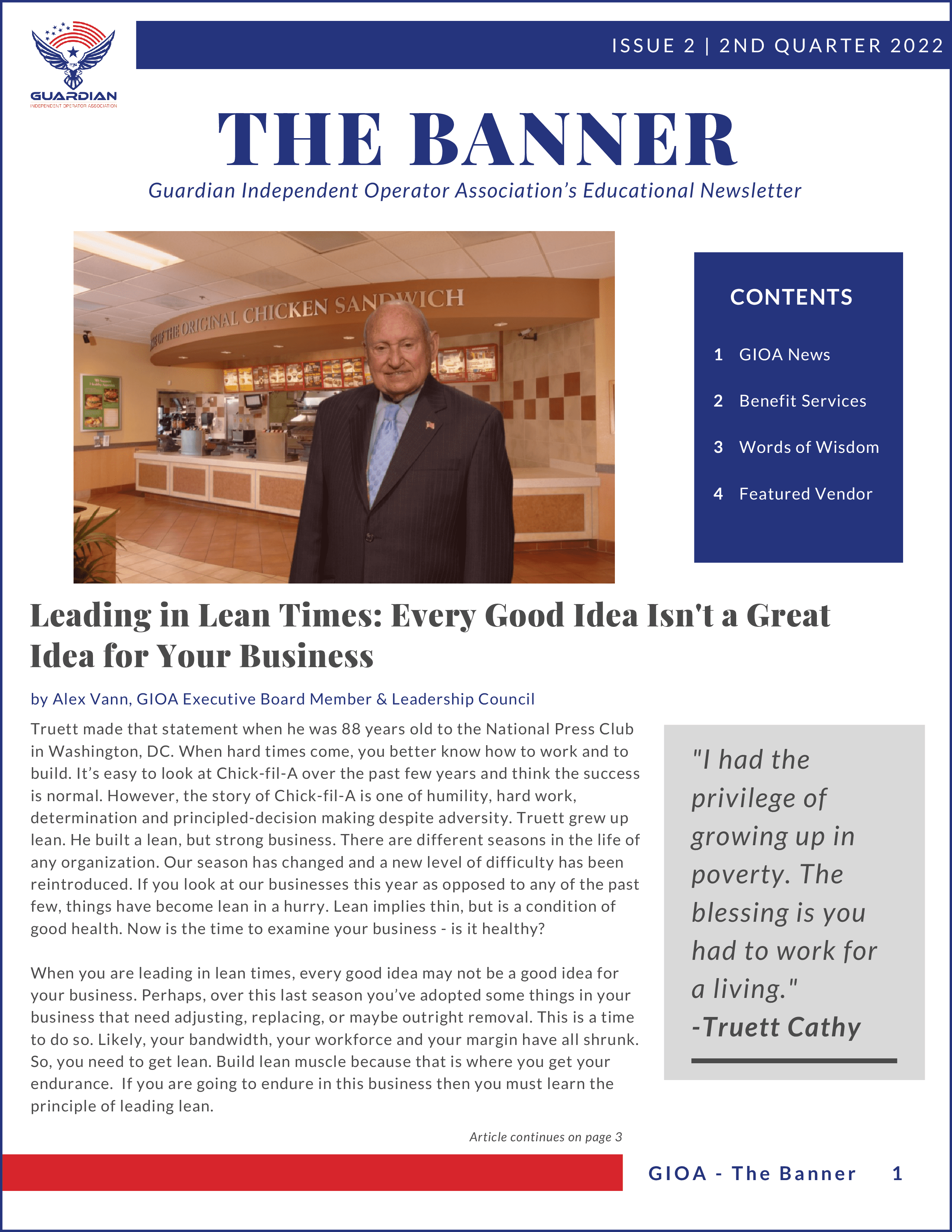 GIOA second quarter 2022 Newsletter